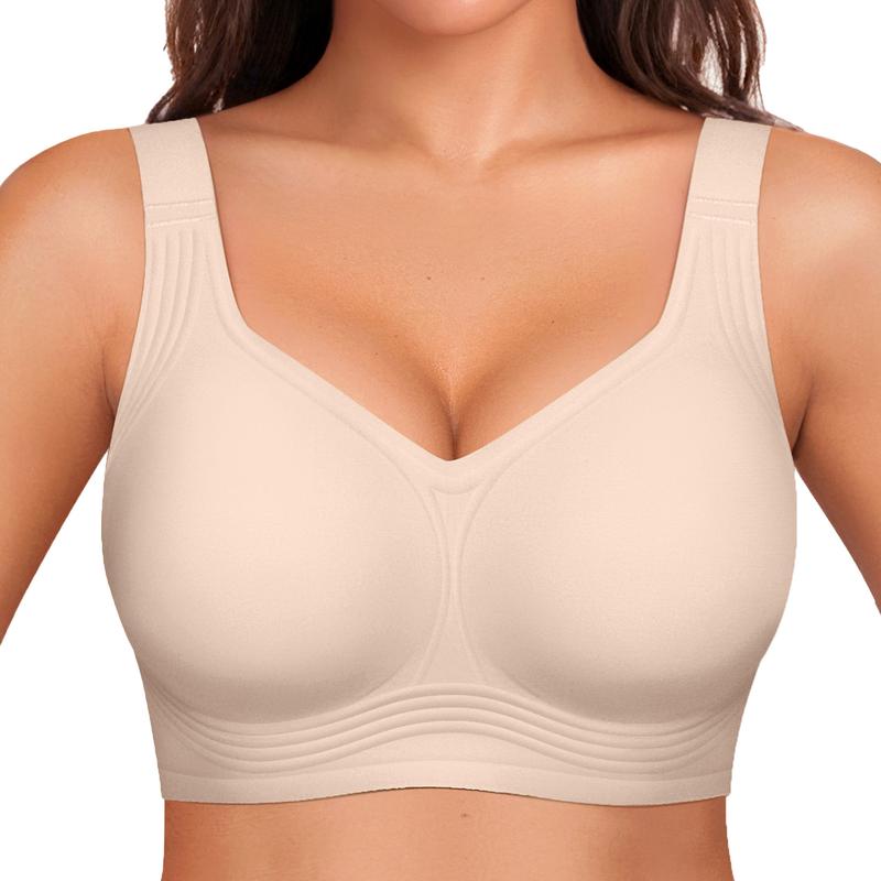 Wireless Bra with 4-Layer Gel Strip | Seamless Comfort | Sansoti