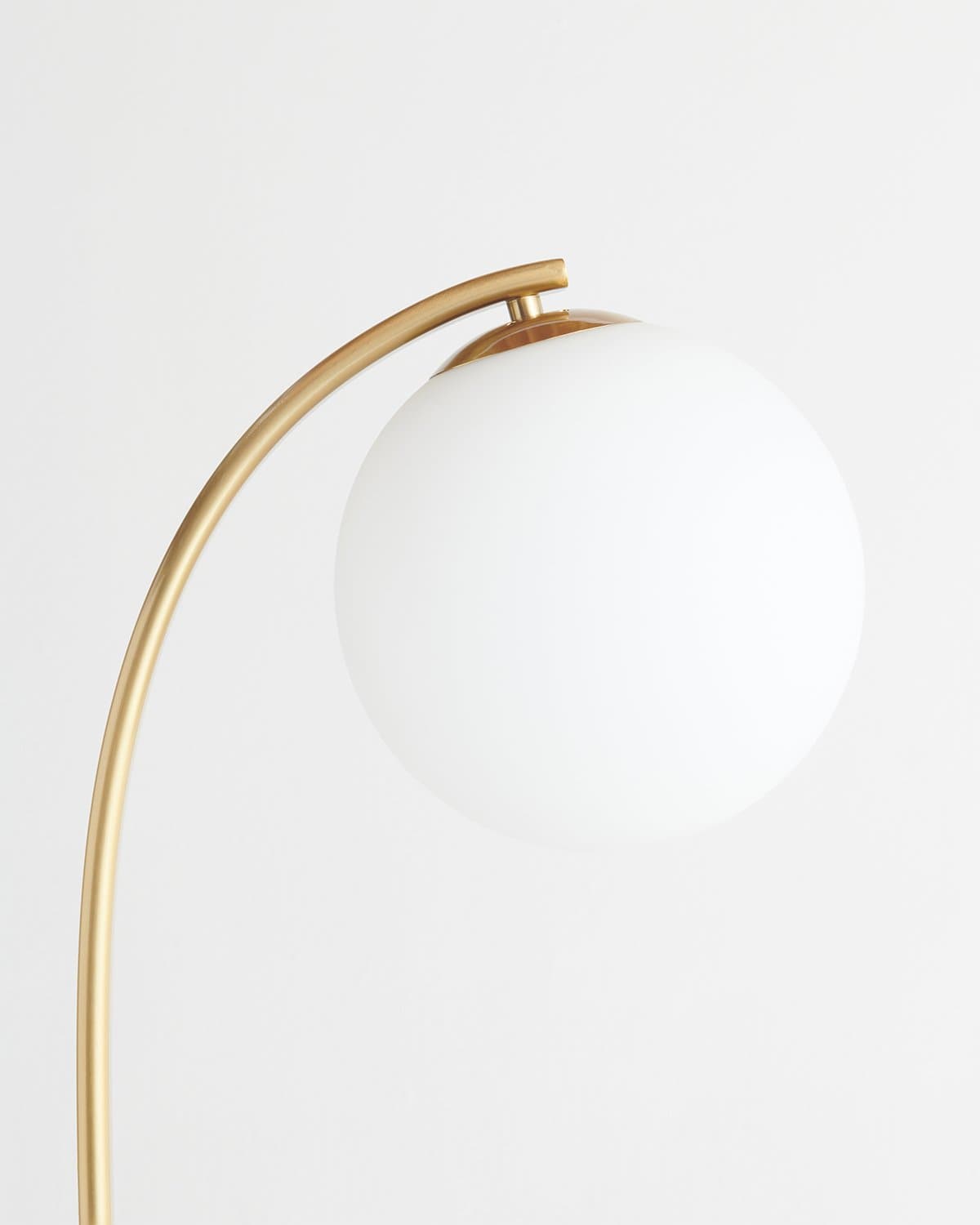 Stehlampe Marmorfuß Messing Glaskugel LED 168cm Stehlampe Wohnzimmer Modern