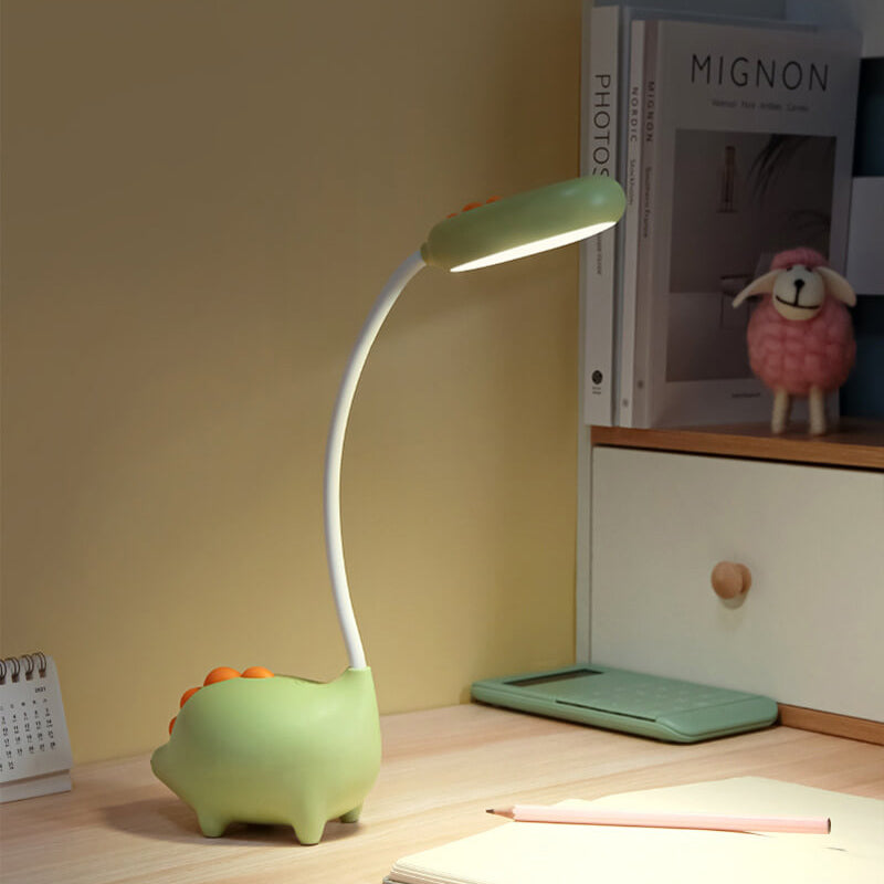 Compact LED Table Lamp PP Plastic 3W 300lm Decorative Desk Lighting Modern Colorful Design for Bedroom Office | Sansoti