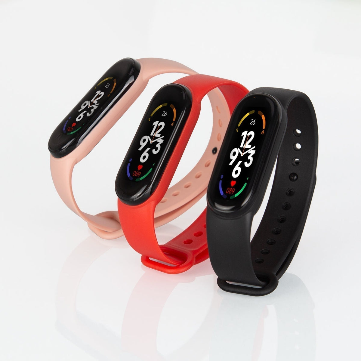 Smart Activity Tracker Watch for Kids with Heart Rate Monitor and GPS Black Blue Red Pink Yellow | Sansoti