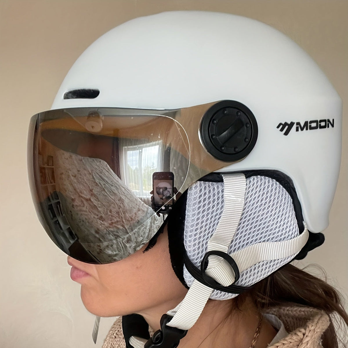 Skihelm PC+EPS Zwart met Vizier Verstelbaar Wintersport Ski Snowboard Beschermhelm met Afneembare Onderdelen | Sansoti