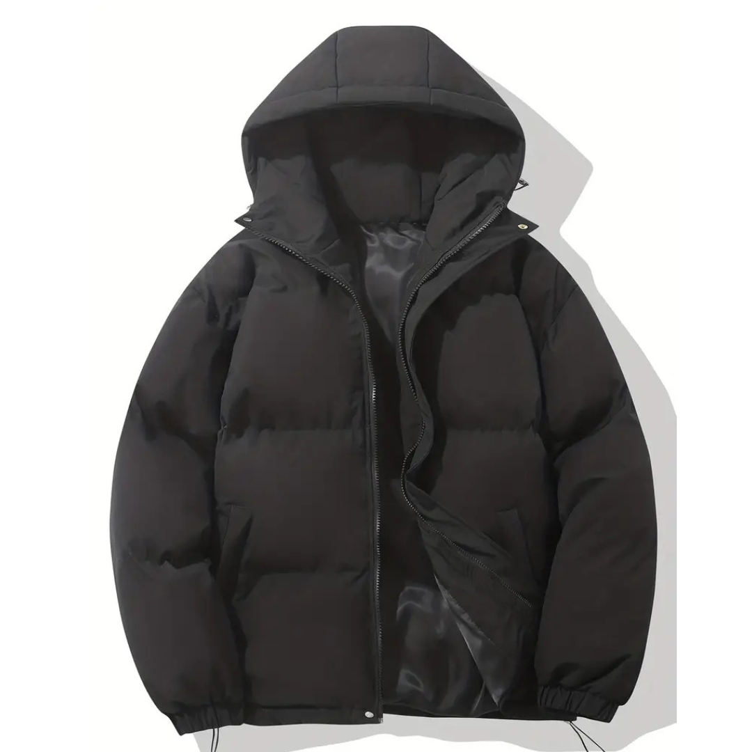 Gewatteerde Damesjas Waterafstotend Licht Polyester met Capuchon en Rits Winter Outdoor Zwart Roze Paars Wit | Sansoti