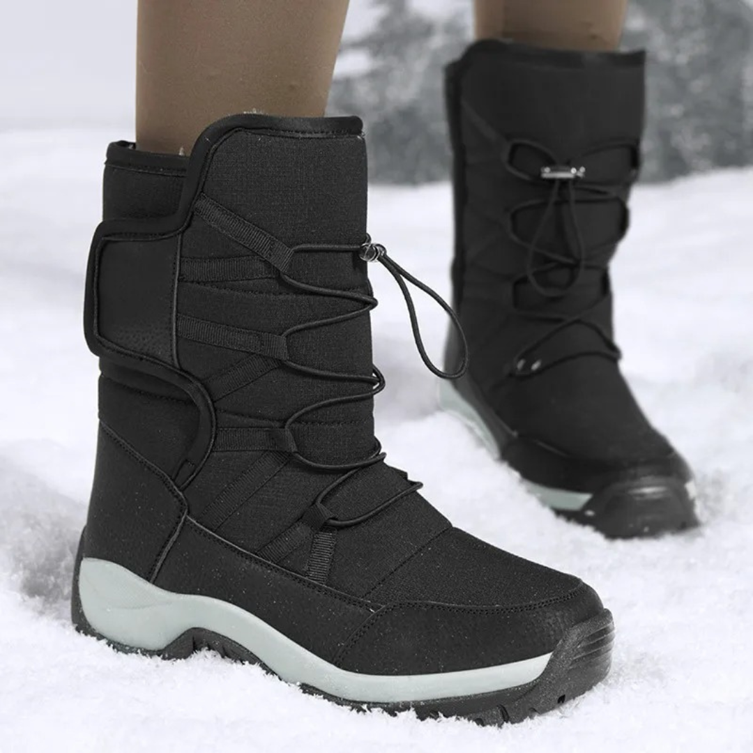 Waterproof Winter Boots with Plush Lining – Snow Boots for Women and Men – Non-Slip Winter Shoes | Sansoti