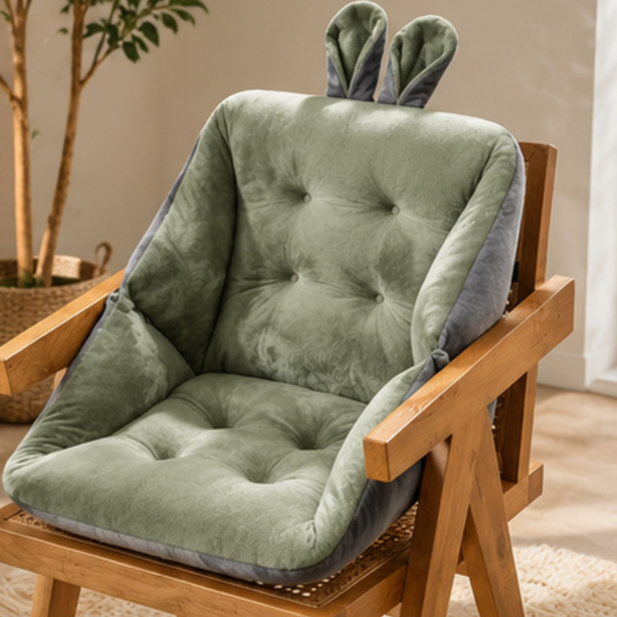 Ergonomisch Stuitkussen voor Pijnvrij Zitten – Memory Foam Zitondersteuning met Coccyx Relief | Sansoti