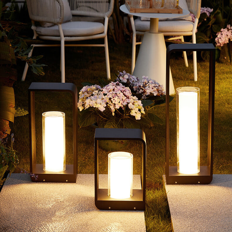 LED-Außenleuchte, Gartenbeleuchtung, wasserdicht, modernes Design, Wegeleuchte, Terrassenbeleuchtung, 30–60 cm | Sansoti