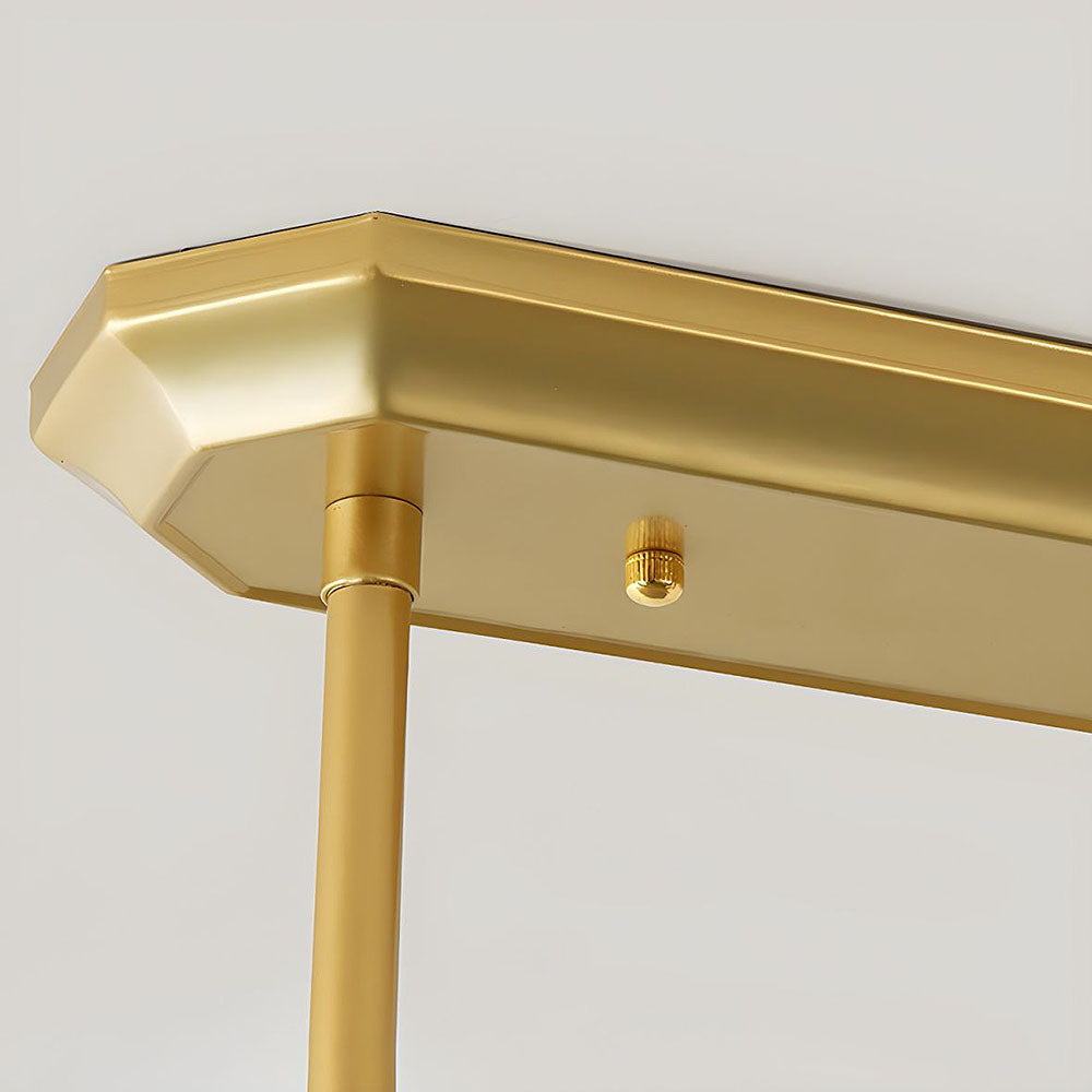 Hängeleuchte Esstisch Glas Schwarz Gold 3- oder 4-flammig E27 Modern | Sansoti