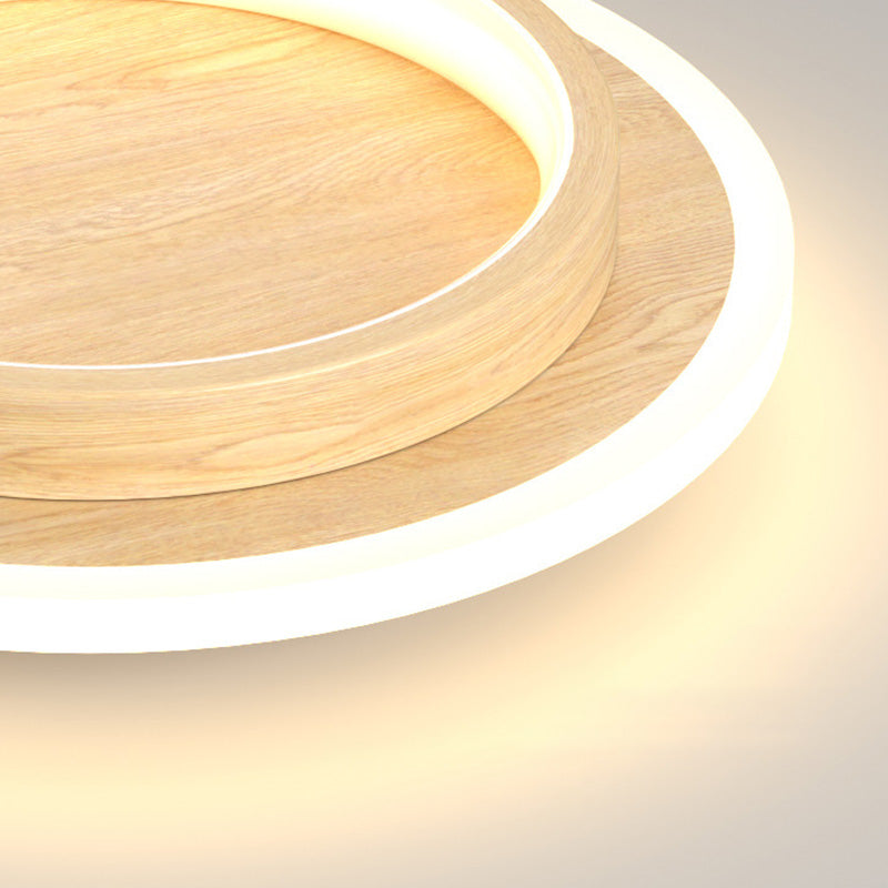 LED Ceiling Lamp Round 10W 20W Black White Bedroom Hall Living Room Modern Ceiling Lighting Low Ceiling Lamp | Sansoti