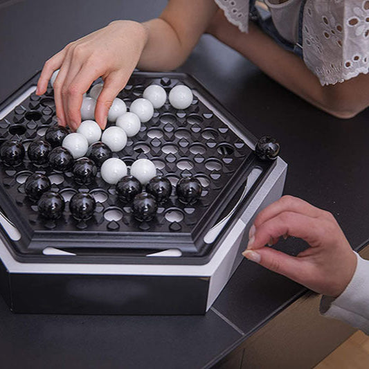 Jeu de marbre stratégique pour deux joueurs – jeu de plateau classique pour entraînement de concentration et raisonnement logique | Sansoti
