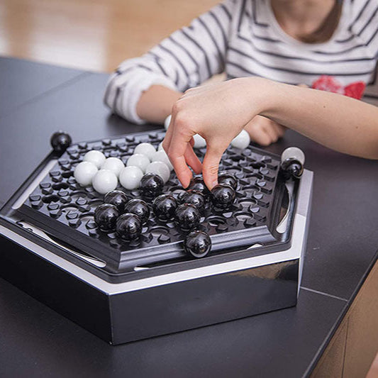 Jeu de marbre stratégique pour deux joueurs – jeu de plateau classique pour entraînement de concentration et raisonnement logique | Sansoti