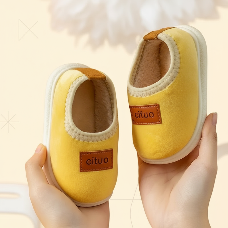 Zachte Winterpantoffels voor Kinderen met Antislipzool Warme Voering Comfort Binnenschoenen Peuters Kleuters | Sansoti