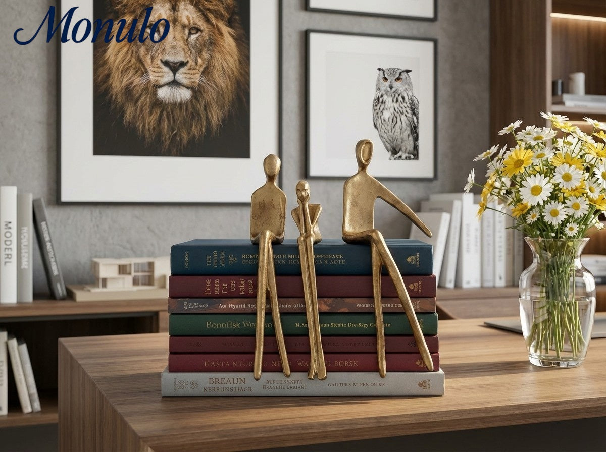 Sculpture géométrique chien en fer – décoration minimaliste pour bureau | Sansoti