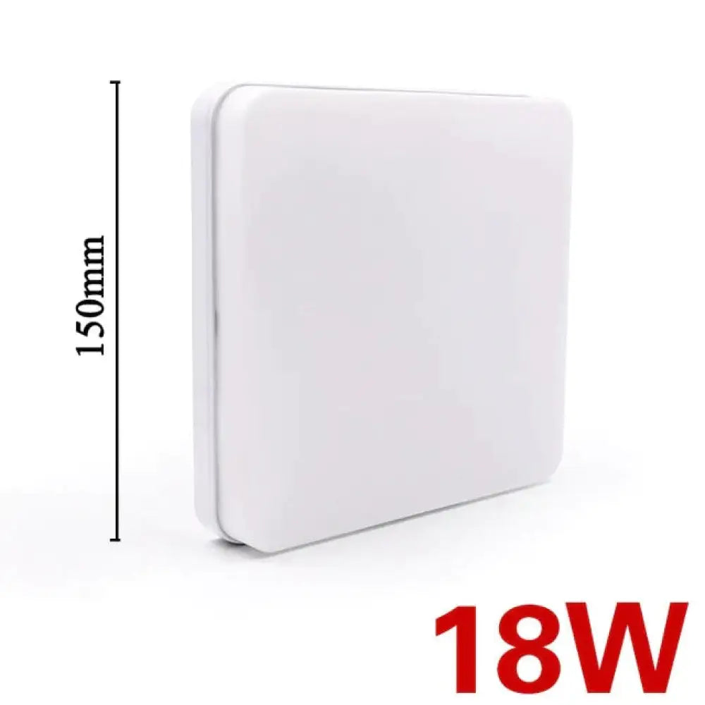 Square LED Panel Ceiling Light Surface-Mounted 18W 24W 36W 48W Warm White Cool White Modern Everyday Lighting | Sansoti