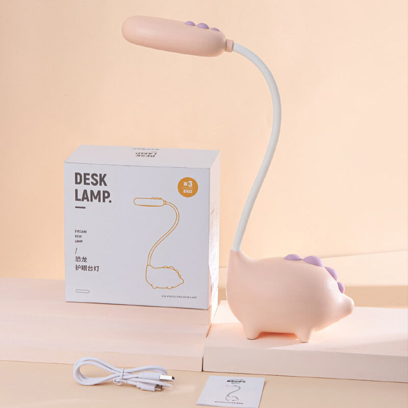 Compact LED Table Lamp PP Plastic 3W 300lm Decorative Desk Lighting Modern Colorful Design for Bedroom Office | Sansoti