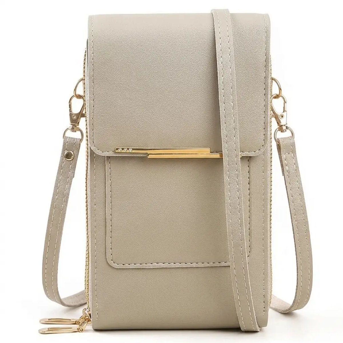 Crossbody-Handytasche mit RFID-Schutz | Wasserdichte Touchscreen-Geldbörse | Verstellbare Umhängetasche für Smartphones bis 6,7 Zoll | Sansoti