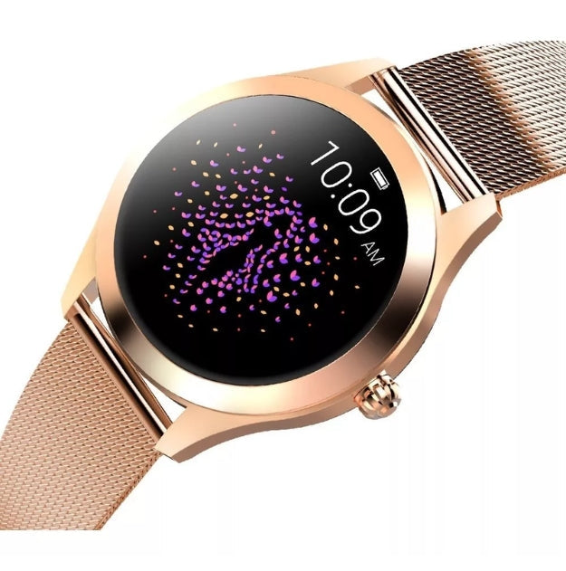 Women's Smartwatch with Heart Rate Monitor & Blood Pressure Monitoring – Stylish Watch with Interchangeable Straps | Sansoti