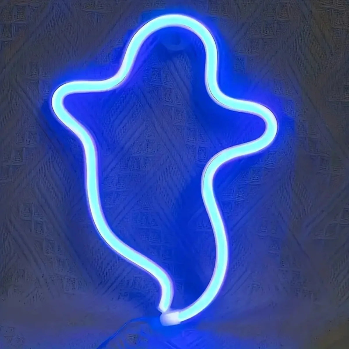 LED Neon Bat Ghost Table Lamp Halloween Decoration Party Lighting Indoor Outdoor Mood Lighting | Sansoti