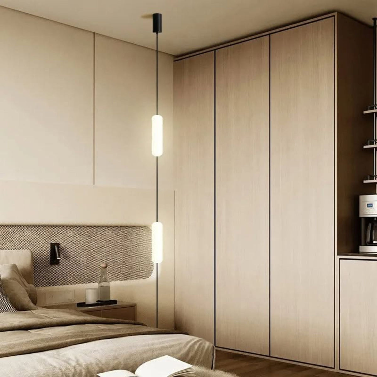 Verticale LED Vloerlamp Vloer Tot Plafond Architectonisch Lichtontwerp Modern Interieur Sfeervol Warm Wit Licht | Sansoti