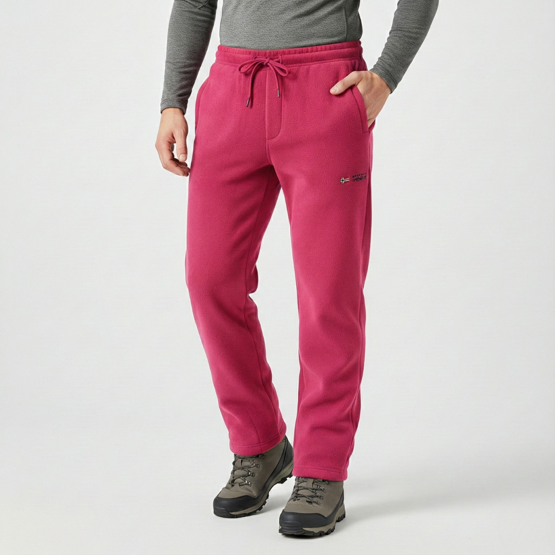 Gefütterte Winterhose mit Fleecefutter für Outdoor-Aktivitäten, Wintersport, Camping, Wandern und Skifahren | Sansoti