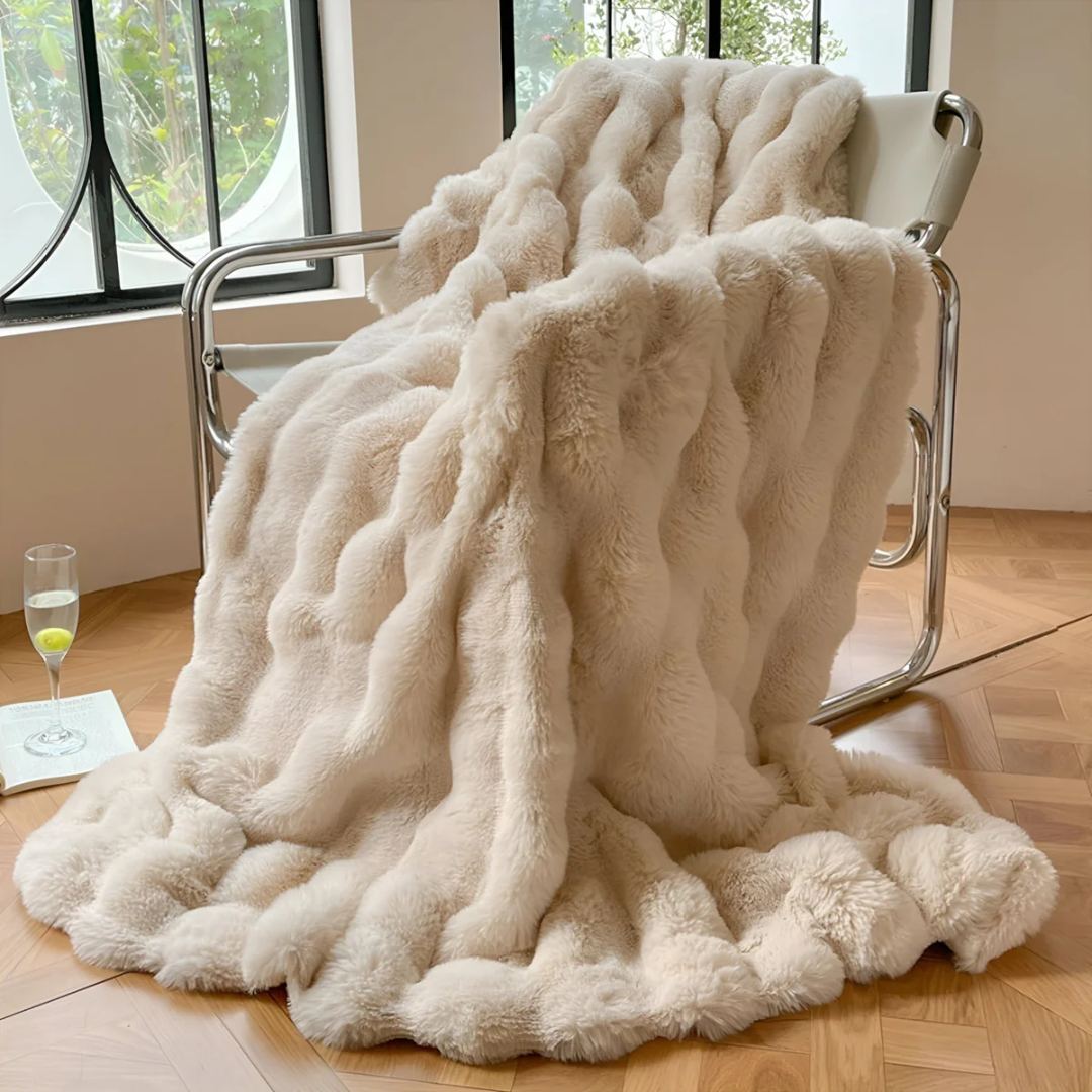 Polyester Plaid Winterdeken - Zachte Fleece Laagdeken voor Bank & Bed - Machinewasbaar Comfortabel Warm | Sansoti