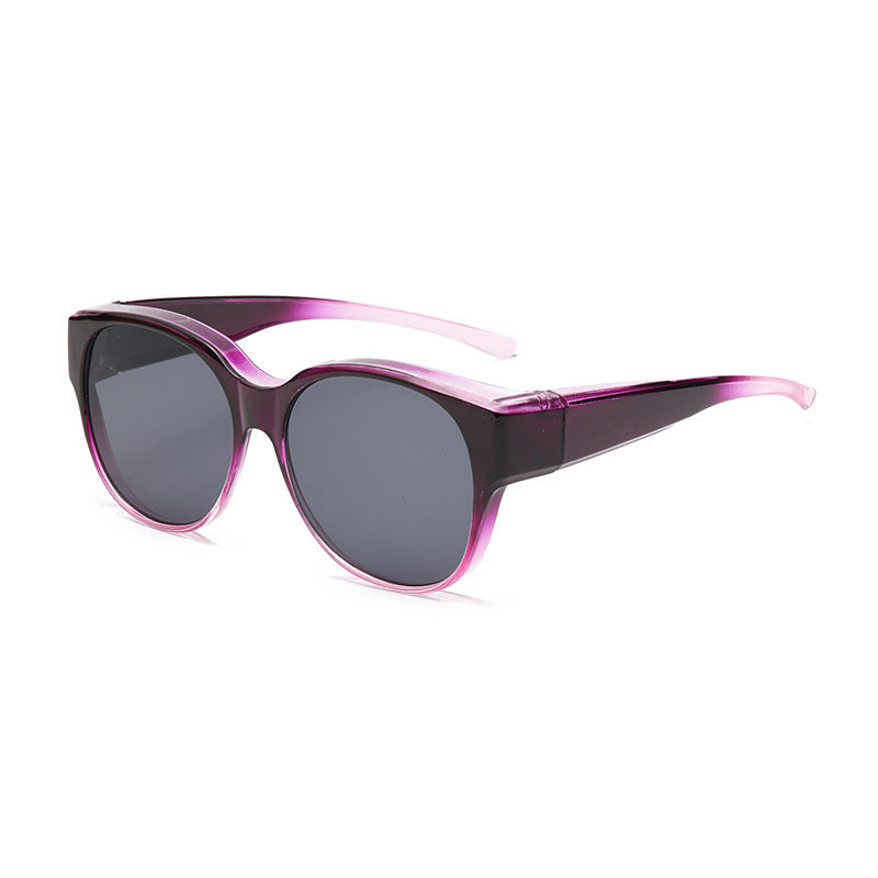 Clip-On Polarized Sunglasses with UV400 Protection and Cat-Eye Design for Glasses Wearers | Sansoti