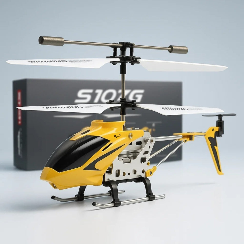 Fernsteuerbarer RC-Hubschrauber 3,5 Kanäle Infrarot mit Gyroskop, Innenbereich, Crimson Rot | Sansoti