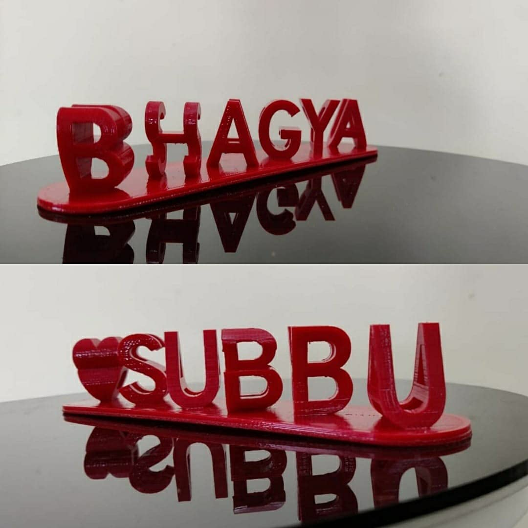 Personalized Nameplate with Two Names – Unique Relationship Gift with Hearts & Colorful Details | Sansoti