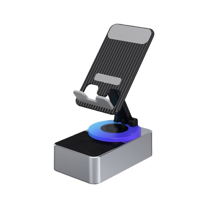 Multifunktionale Handyhalterung mit Bluetooth-Lautsprecher, kabellosem 360°-Sound, drehbar und verstellbar, Smartphone | Sansoti