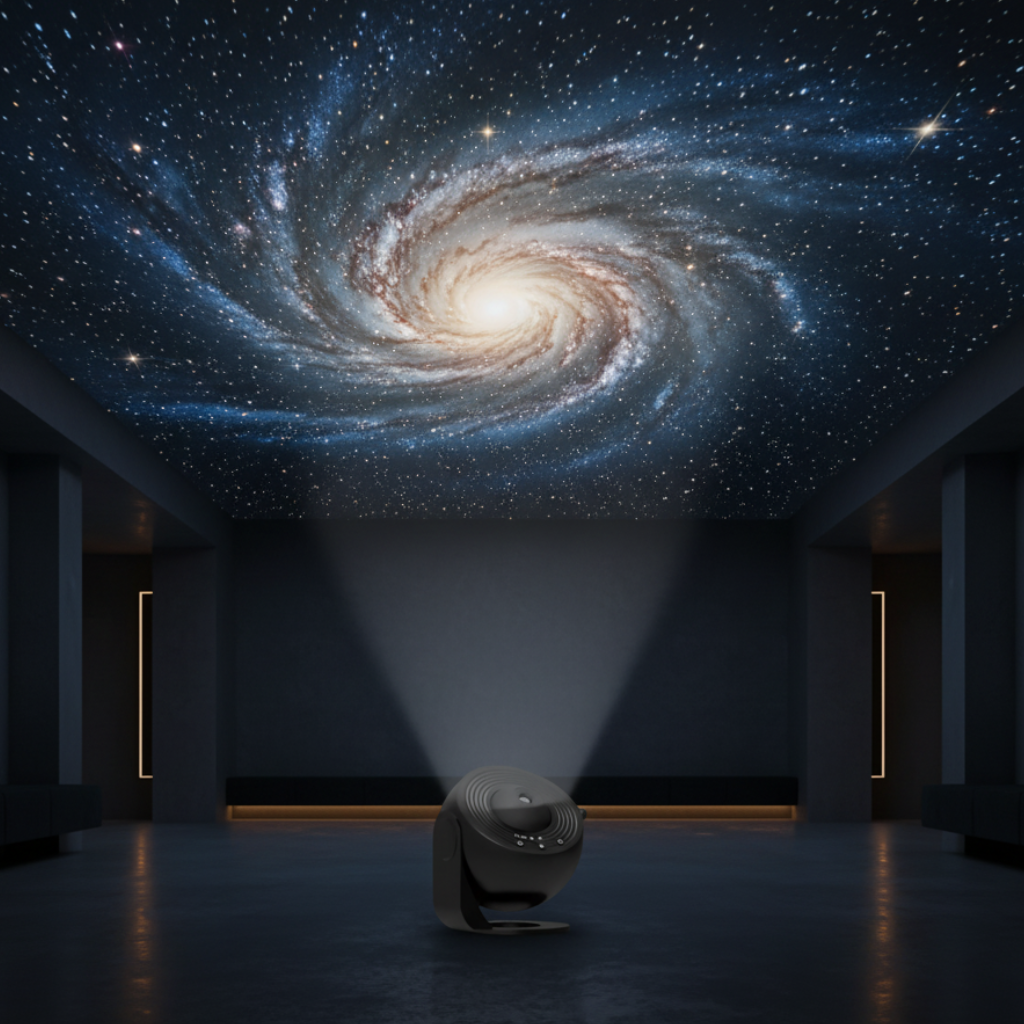 Star Projector with Interchangeable Discs Milky Way Nebula Sky Ceiling Starry Sky Bedroom Ambient Lighting | Sansoti