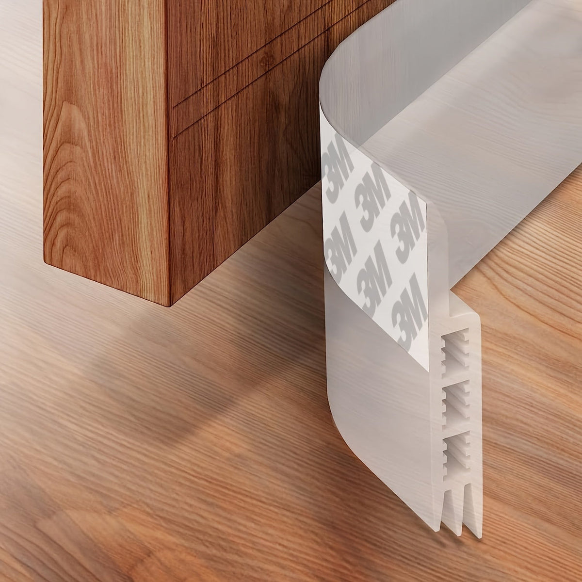 Siliconen Deurafdichting 99cm Zelfklevend Isolatiestrip Geluidswerend Tochtbescherming Energiebesparing Woning | Sansoti