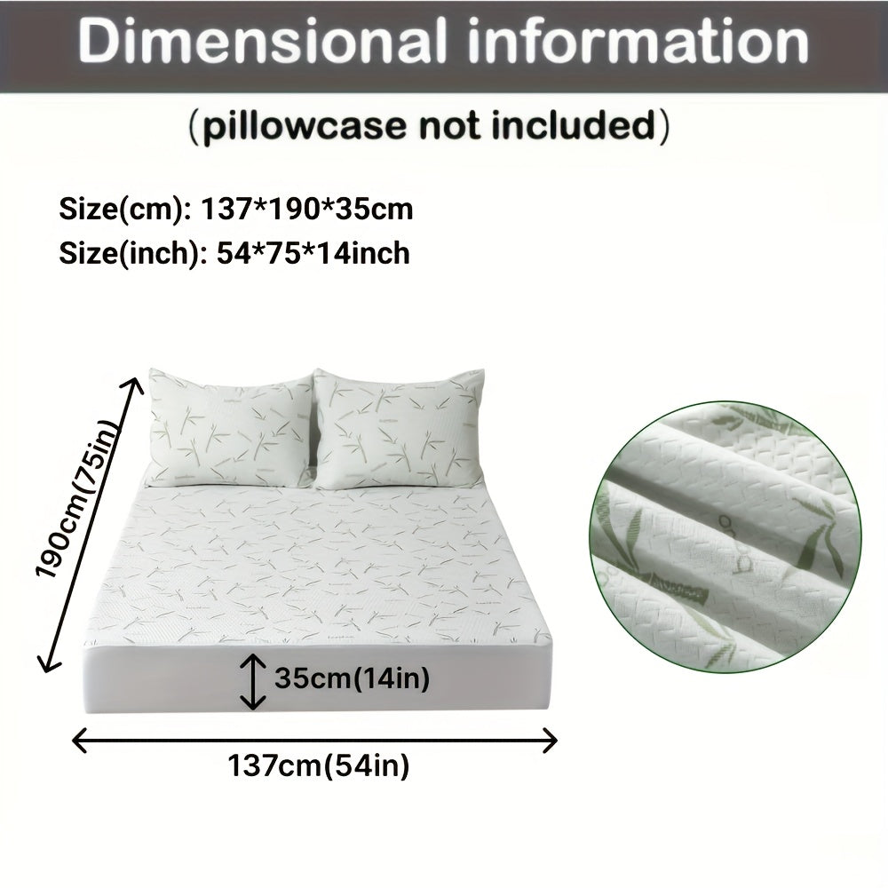 Mattress Protector Bamboo Breathable Cooling Various Mattresses Sleep Comfort Bed Protector Fitted Sheet Ventilated | Sansoti