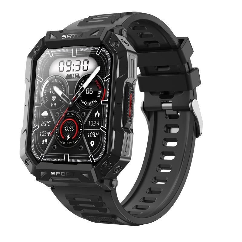 Gesundheits-Smartwatch mit Herzfrequenzmesser, Blutdruckmessung, Sauerstoffsättigung, Schlafüberwachung wasserdicht für Sport | Sansoti