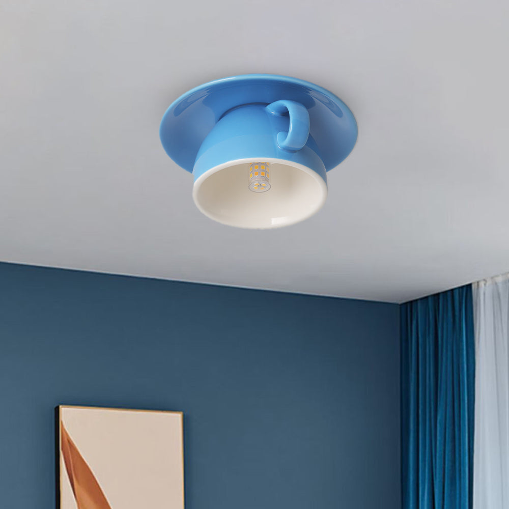 Ceramic Pendant Lamp Pastel Color Design Chandelier Living Room Bedroom Modern Lighting 5-10m² Dining Room | Sansoti