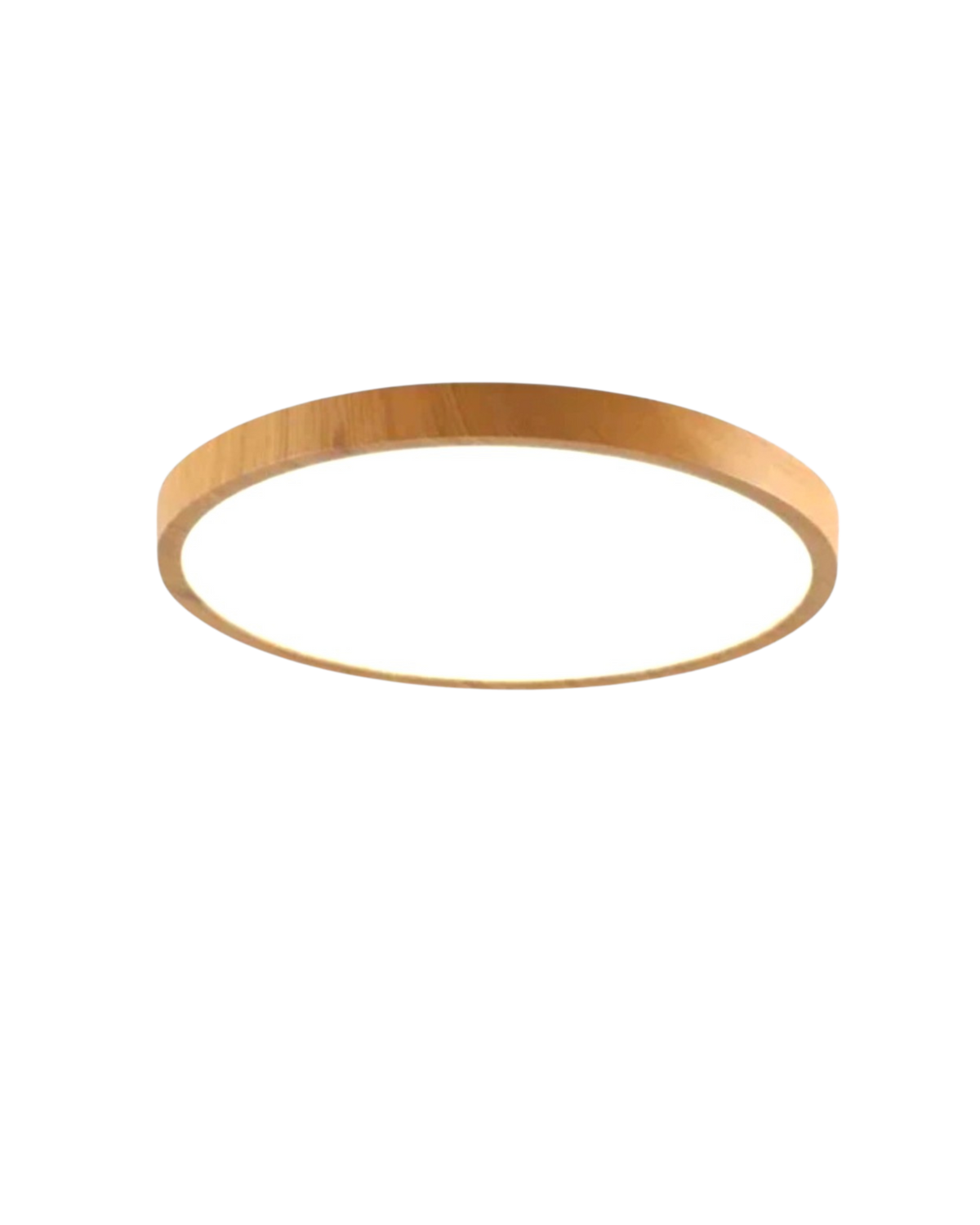 Ultra-Slim Ceiling Lamp Wood 30cm 40cm Modern Living Room Bedroom Lighting | Sansoti