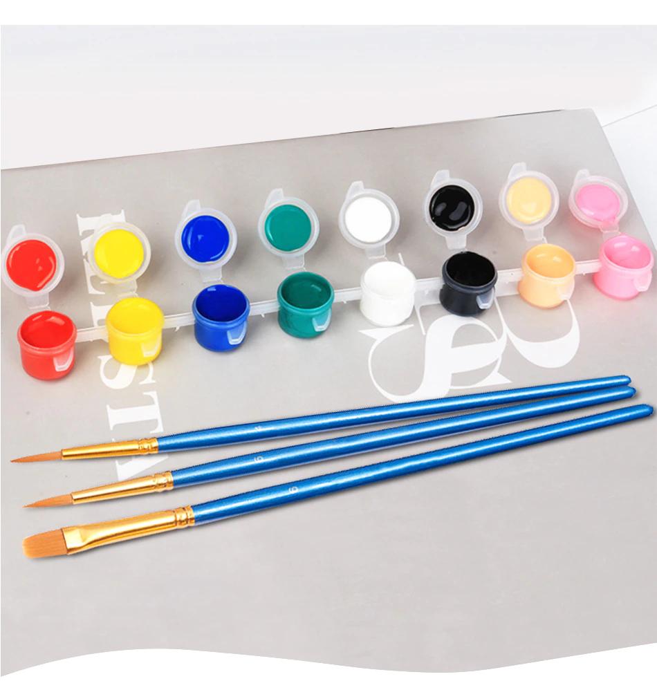 Paint by Numbers Set 40x50cm Canvas Including Brushes and Paint Creative Hobby Painting Adults | Sansoti