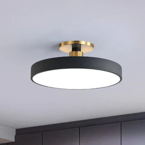 Plafón LED redondo, acrílico, escandinavo, para dormitorio y salón, 30 40 50 60cm | Sansoti