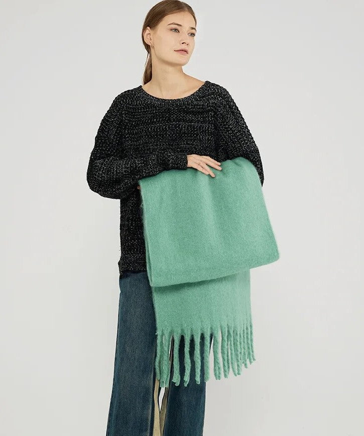 Kasjmieren Sjaal 240cm Zachte Wintersjaal Dames Heren Warm Accessoire Halsdoek Wikkelen Herfst Winter | Sansoti
