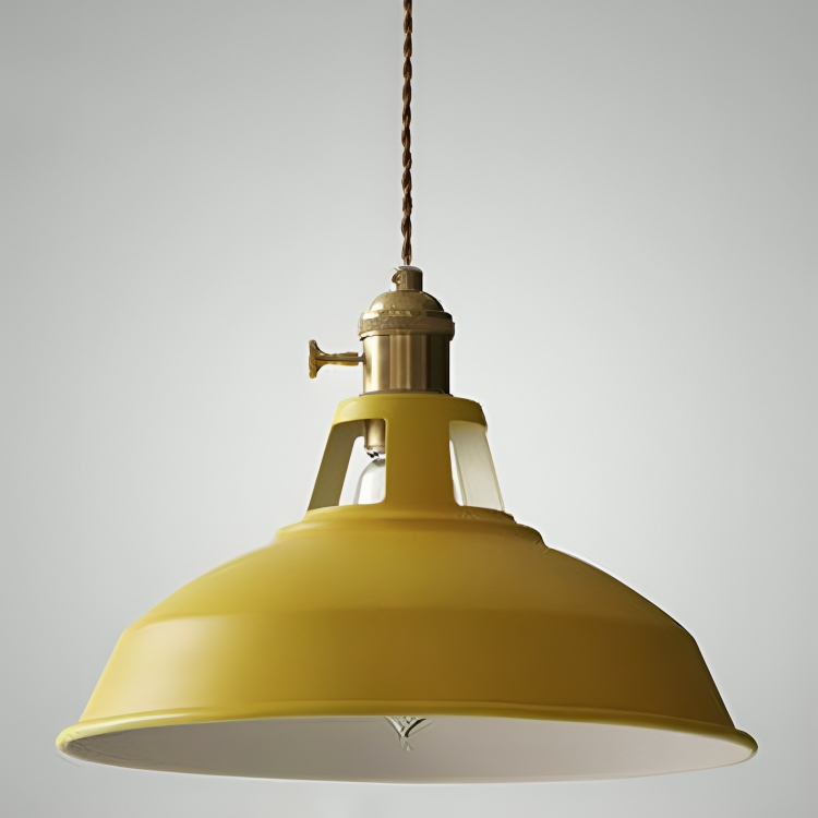 Retro Metalen Hanglamp 1-Lichts voor Eetkamer en Restaurant – Industriële Stijl Verlichting met Verstelbare Ketting | Sansoti