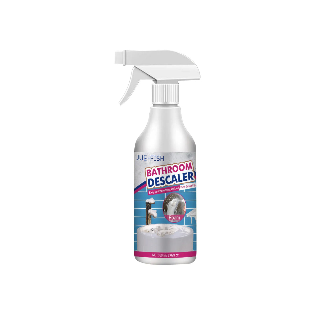 Bathroom Cleaning Set with Cloth for Tiles Glass Grout Shower Walls Sinks Faucets Bathtubs Toilets Sanitary Ware | Sansoti