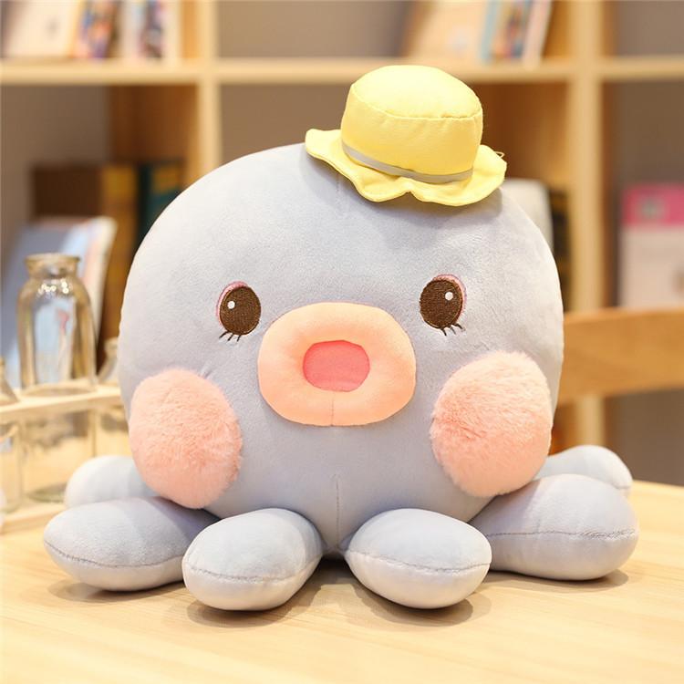 Weicher Kuscheloctopus 30 cm 40 cm Plüschtier für Kinder Trostkuscheltier Kinderzimmerdekoration Geschenktipp | Sansoti