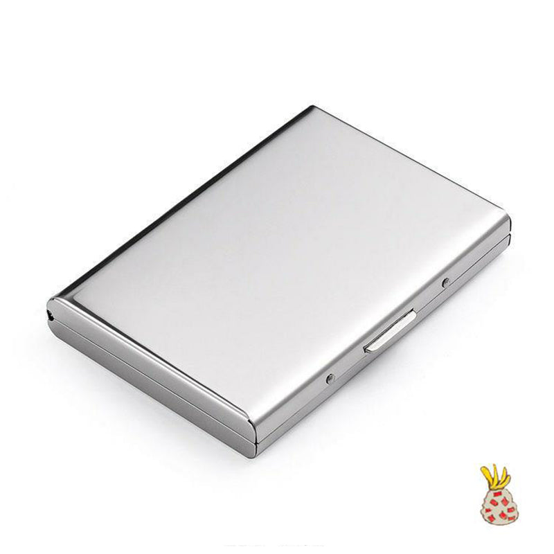 Kartenhalter mit RFID-Schutz Metall-Cardclip Silber Schwarz Gold | Sansoti