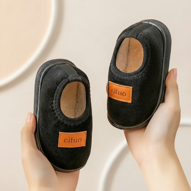 Zachte Winterpantoffels voor Kinderen met Antislipzool Warme Voering Comfort Binnenschoenen Peuters Kleuters | Sansoti