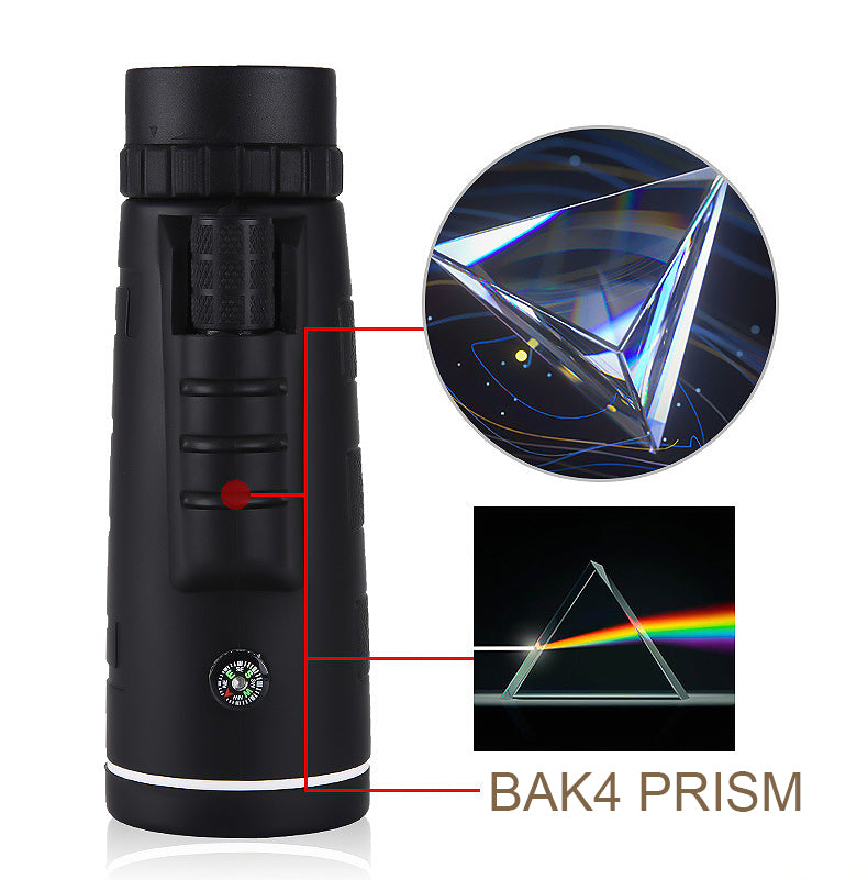 Monocular Telescope 500X Magnification HD Zoom Compact Spotting Scope for Nature Observation Birds Travel Sports | Sansoti