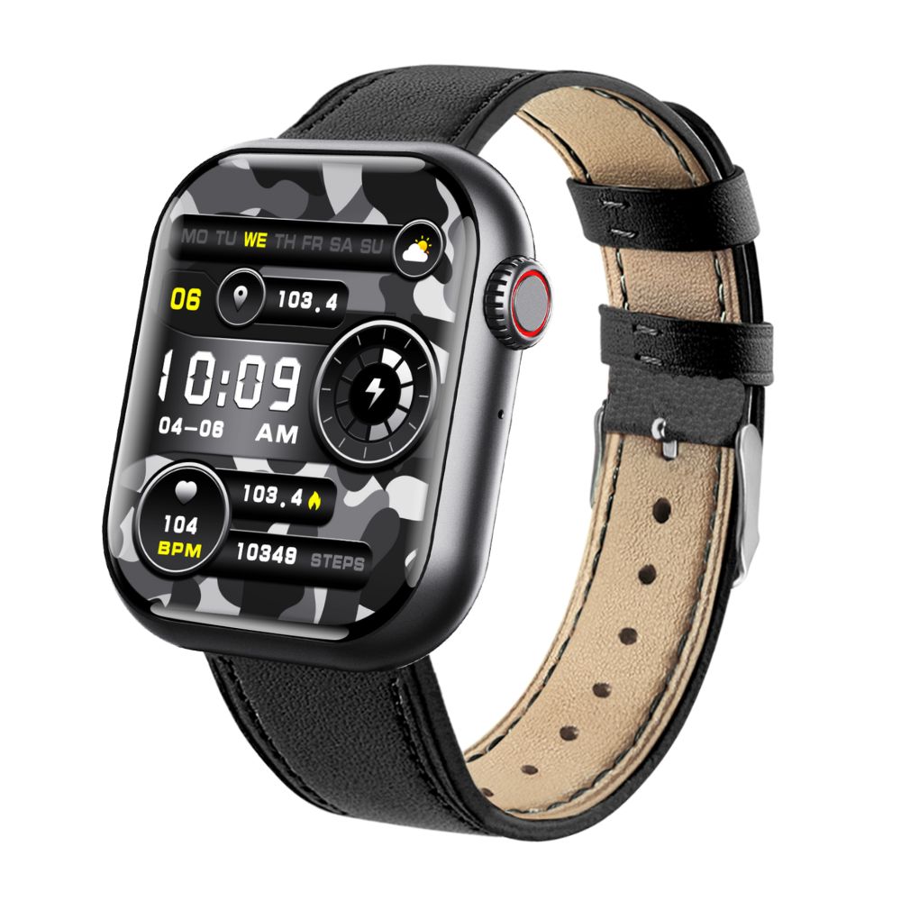 Gesundheits-Smartwatch mit Herzfrequenzmesser, Blutdruckmessung, Sauerstoffsättigung, Schlafüberwachung wasserdicht für Sport | Sansoti