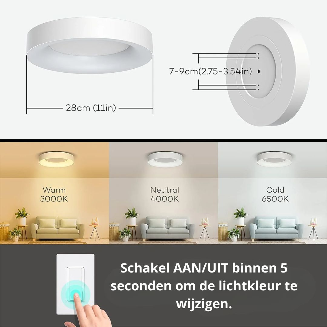 LED ceiling lamp round acrylic iron low spaces hallway bedroom living room modern surface lamp minimalist ceiling lighting | Sansoti