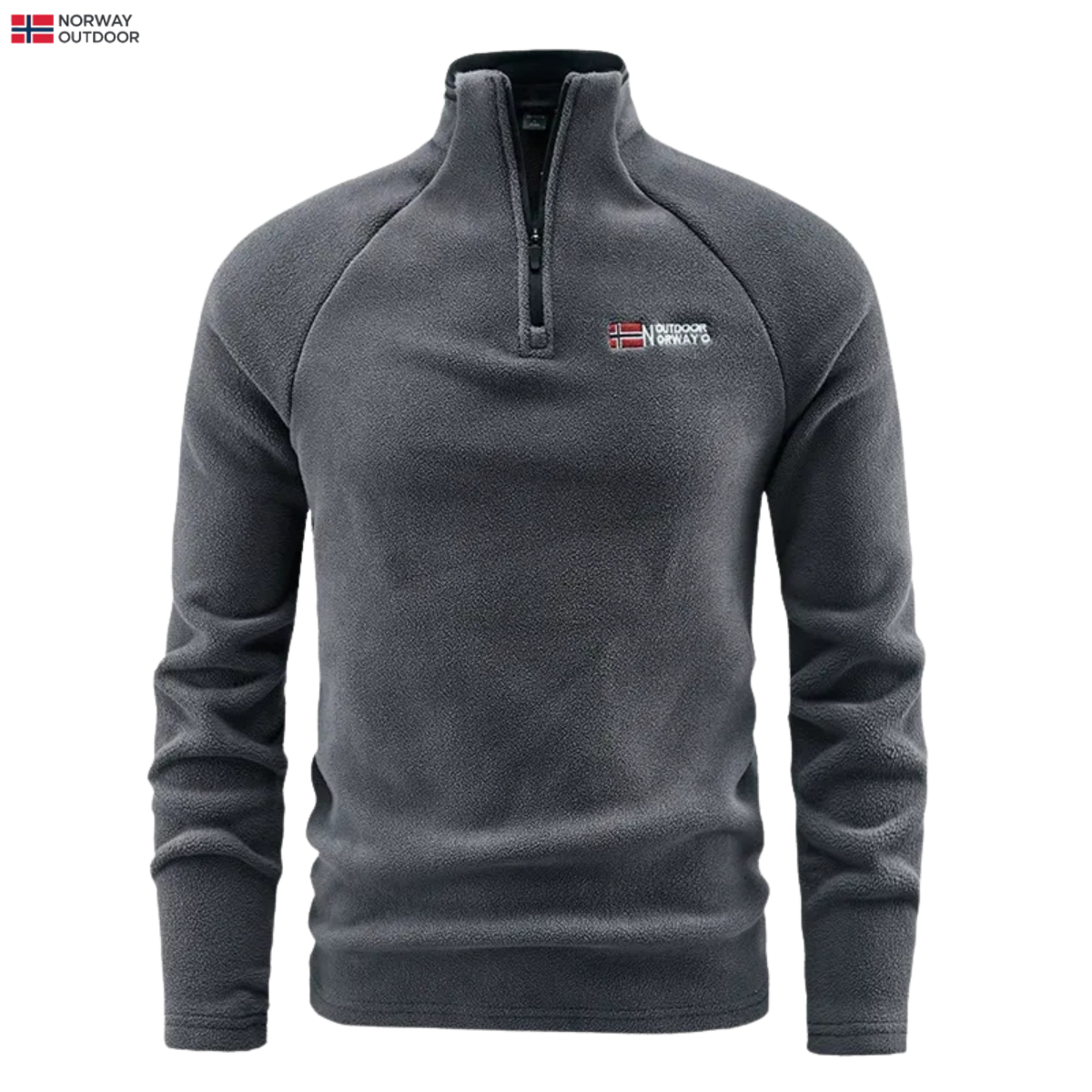 Fleece Trui Heren Warm Lichtgewicht Zachte Regular Fit Vrijetijdskleding Winter Herfst Ademend Comfortabel | Sansoti