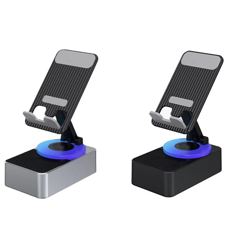Multifunktionale Handyhalterung mit Bluetooth-Lautsprecher, kabellosem 360°-Sound, drehbar und verstellbar, Smartphone | Sansoti