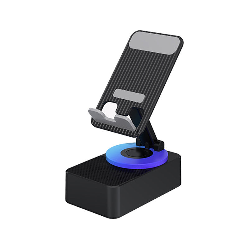 Multifunktionale Handyhalterung mit Bluetooth-Lautsprecher, kabellosem 360°-Sound, drehbar und verstellbar, Smartphone | Sansoti