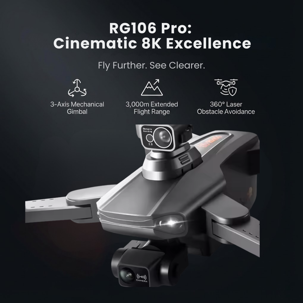 Drone with Camera – Professional Camera Drone with 8K Dual Camera, GPS and Brushless Motors | Sansoti