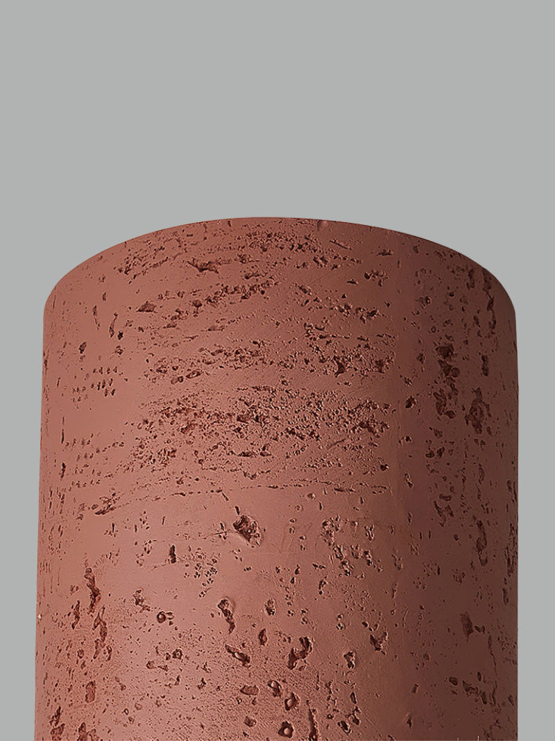 Cylindrical Travertine Ceiling Lamp – LED Lighting for Modern Interiors | Sansoti