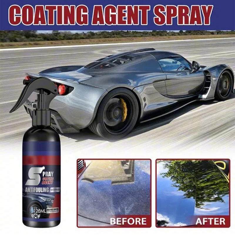 Multifunctionele Coating Spray Auto met Nano Bescherming 120ml voor Reinigen Polijsten Herstellen Glans | Sansoti